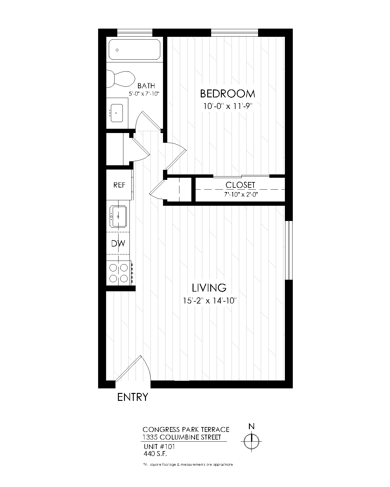 1 Bedroom Congress Park Apartments in Denver, CO